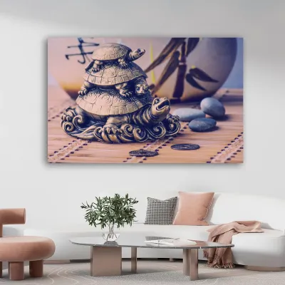 Tablou Feng Shui broastele celor trei generatii — miniatura 3