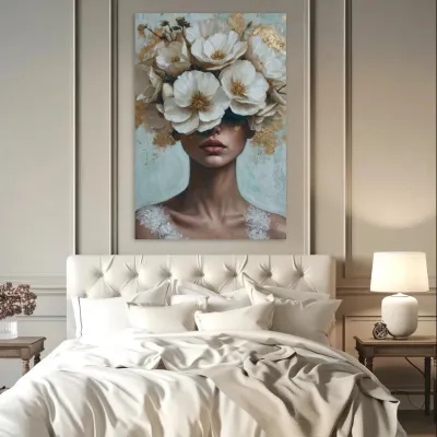 Tablou canvas Gânduri înflorite — miniatura 4