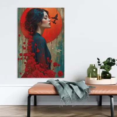 Tablou canvas Noaptea Trandafirilor — miniatura 2