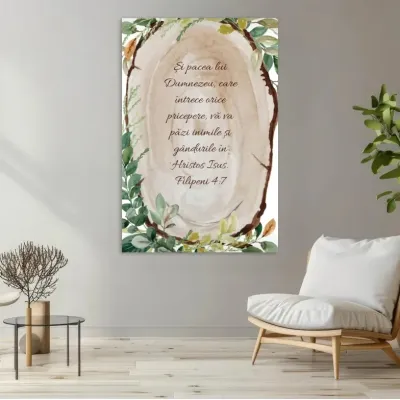 Tablou Canvas Versete biblice - Pacea Lui Dumnezeu — miniatura 3