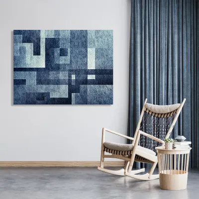 Tablou canvas abstract blue — miniatura 3