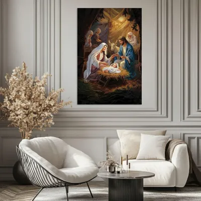 Tablou Canvas de Crăciun - Steaua din Betleem — miniatura 3