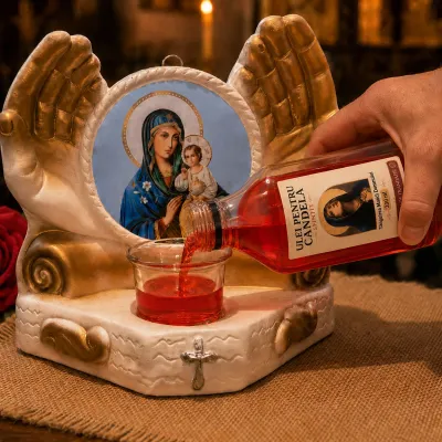 Ulei pentru candela Tanguirea Maicii Domnului - mireasma de trandafir, 330ml — miniatura 3