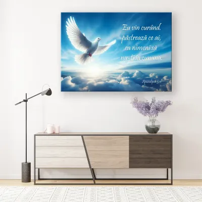 Tablou Canvas cu versete inspirationale din Biblie — miniatura 2