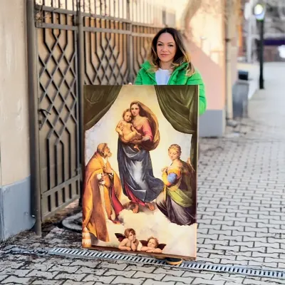 Tablou religios Madonna Sixtina