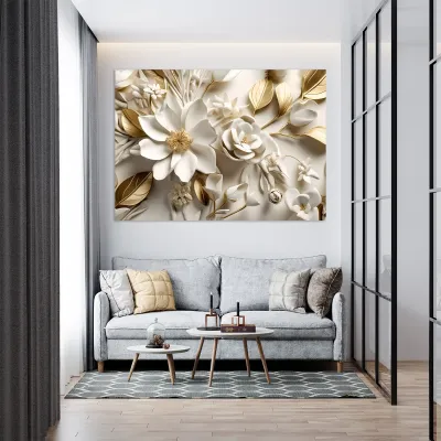 Tablou canvas Eleganță Florală II — miniatura 3