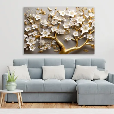 Tablou canvas Armonia florilor — miniatura 2