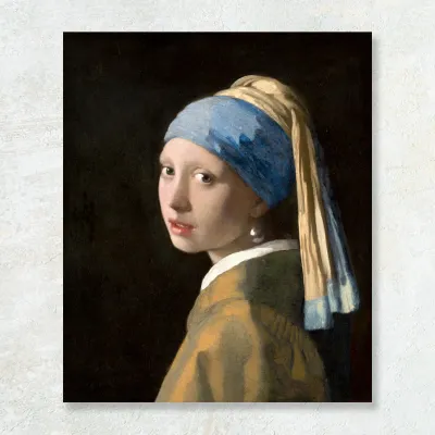 Tablou Girl with a Pearl Earring, Johannes Vermeer — miniatura 1