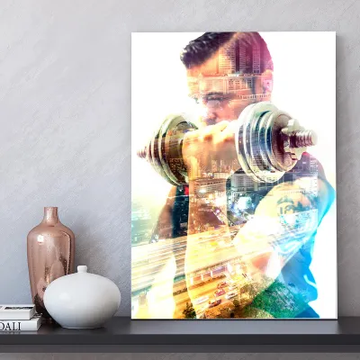 Tablou canvas exercitii de forta — miniatura 3