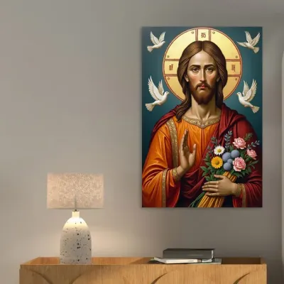 Tablou Canvas Binecuvantarea - Isus Hristos — miniatura 2