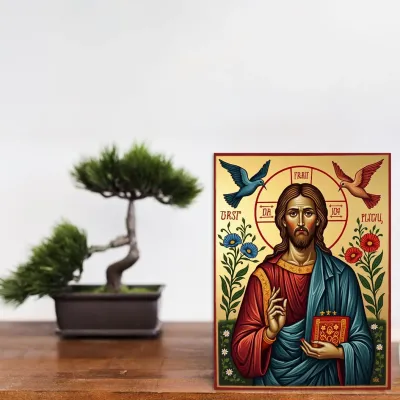 Tablou Canvas Mântuitorul, Purtătorul de Lumină — miniatura 2