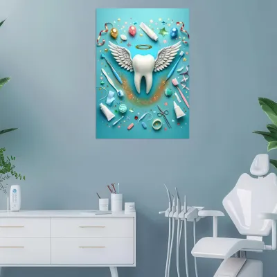 Tablou canvas Stomatologie Îngerul Dintelui — miniatura 2