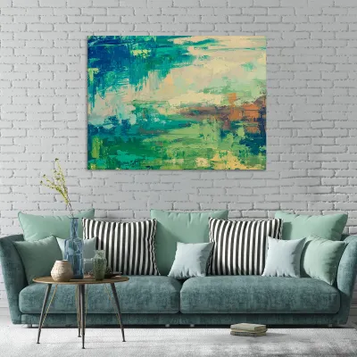 Tablou canvas blue green — miniatura 3