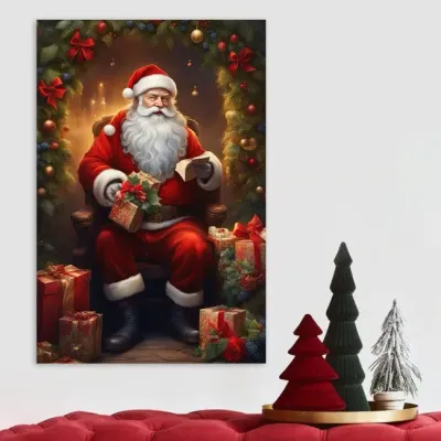 Tablou Canvas de Crăciun - Povestea Moșului