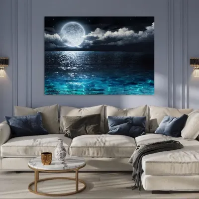Tablou canvas Marea sub Lumina Lunii — miniatura 2