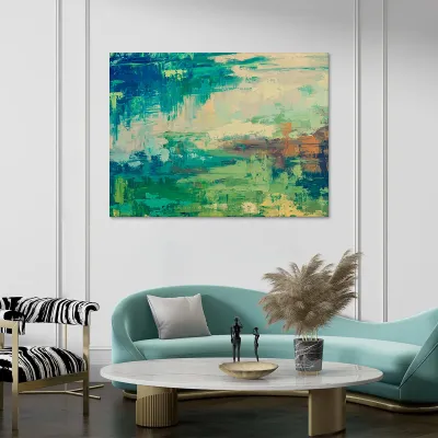 Tablou canvas blue green — miniatura 2