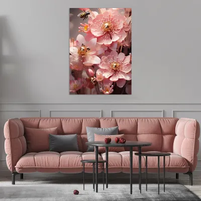 Tablou canvas Albine în Paradisul Roz — miniatura 4