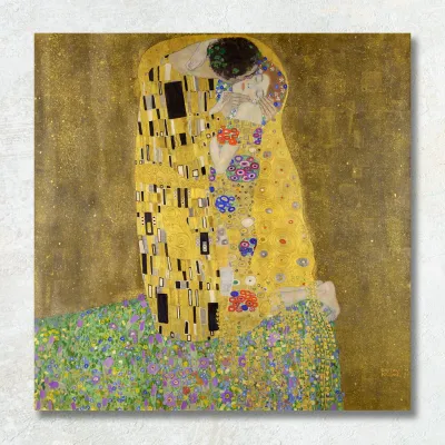 Tablou Sarutul, Gustav Klimt