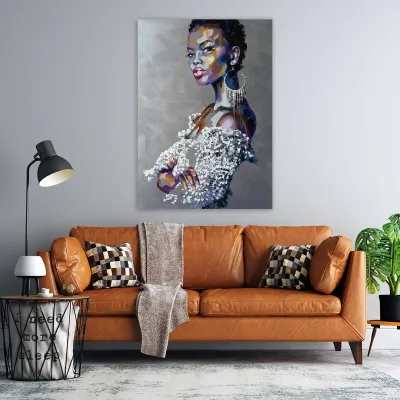 Tablou canvas femeie africana Nandipha — miniatura 3
