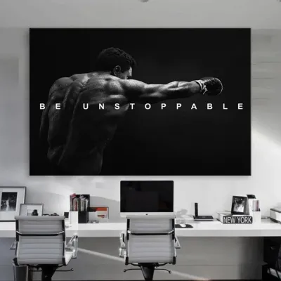 Tablou Canvas Motivational pentru sportivi Muhammad Ali, arta inspiraționala — miniatura 2