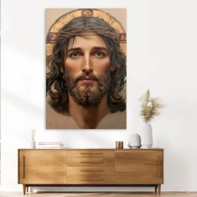 Chipul Celui Nevăzut (Coloseni 1:15)- tablou Isus Hristos — miniatura 3