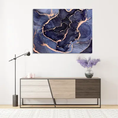 Tablou canvas purple gold — miniatura 2
