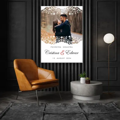 Tablou canvas personalizat Povestea Noastra