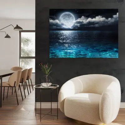 Tablou canvas Marea sub Lumina Lunii — miniatura 3