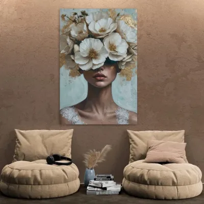 Tablou canvas Gânduri înflorite — miniatura 2