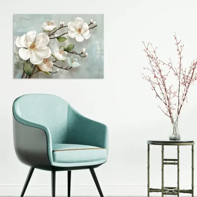 Tablou canvas Floare Albă de Primăvară — miniatura 4