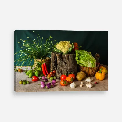 Tablou canvas legume proaspete