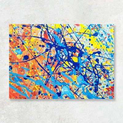 Tablou canvas abstract multicolor