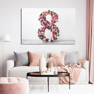 Tablou Feng Shui cifra 8 florile sanatatii — miniatura 3