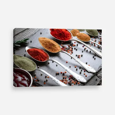 Tablou canvas condimente colorate II