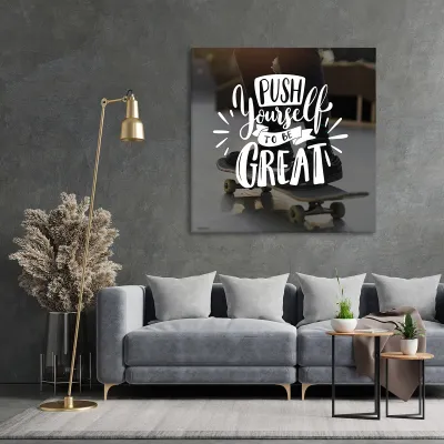 Tablou canvas Push Yourself — miniatura 4