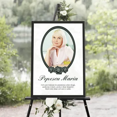 Tablou canvas memorial "În Memoria Ta" — miniatura 2