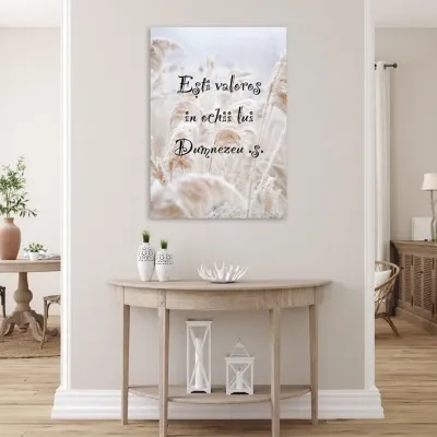 Tablou Canvas Versete biblice - Esti valoros in ochii lui Dumnezeu — miniatura 2