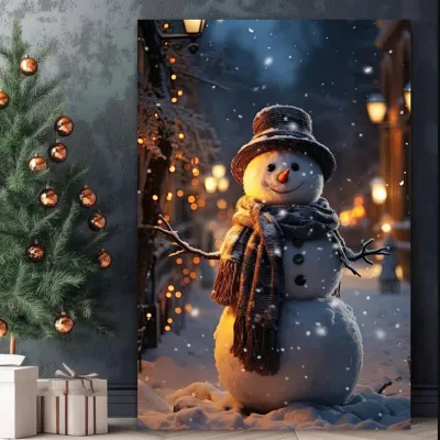 Tablou Canvas de Crăciun – Magia Zăpezii
