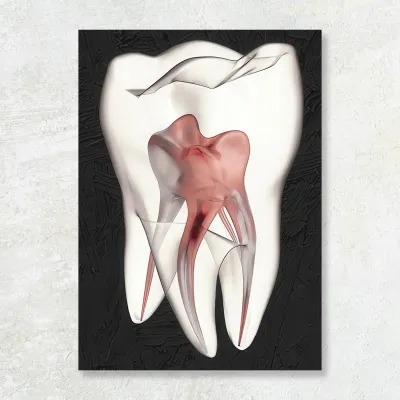 Tablou canvas Stomatologie White Tooth