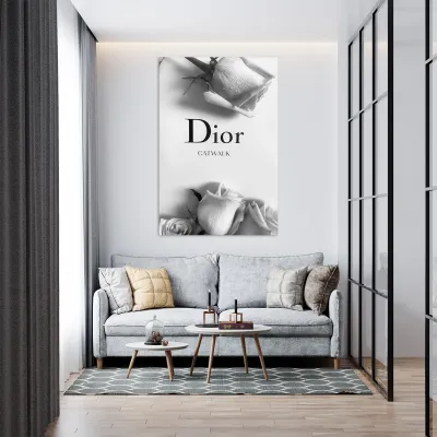 Tablou canvas Dior: Eleganță în Puritate — miniatura 3