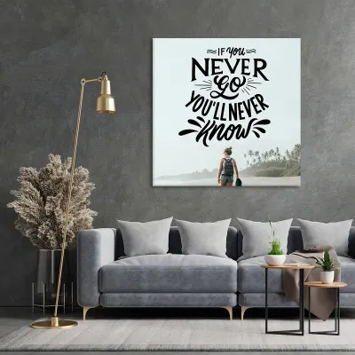Tablou canvas Never Go — miniatura 2