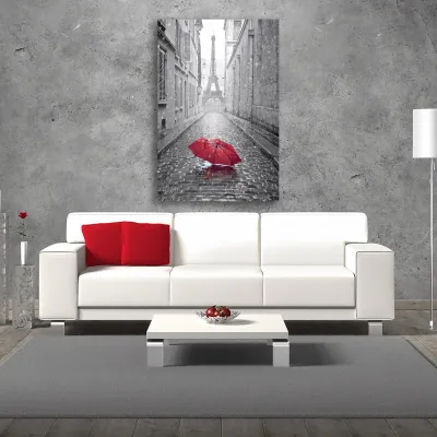 Tablou pe panza canvas umbrela rosie — miniatura 2
