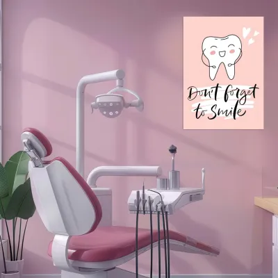 Tablou canvas Stomatologie Don't forget to smile — miniatura 3