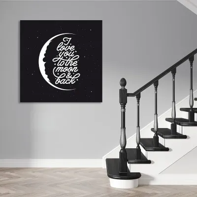 Tablou canvas I Love You — miniatura 3