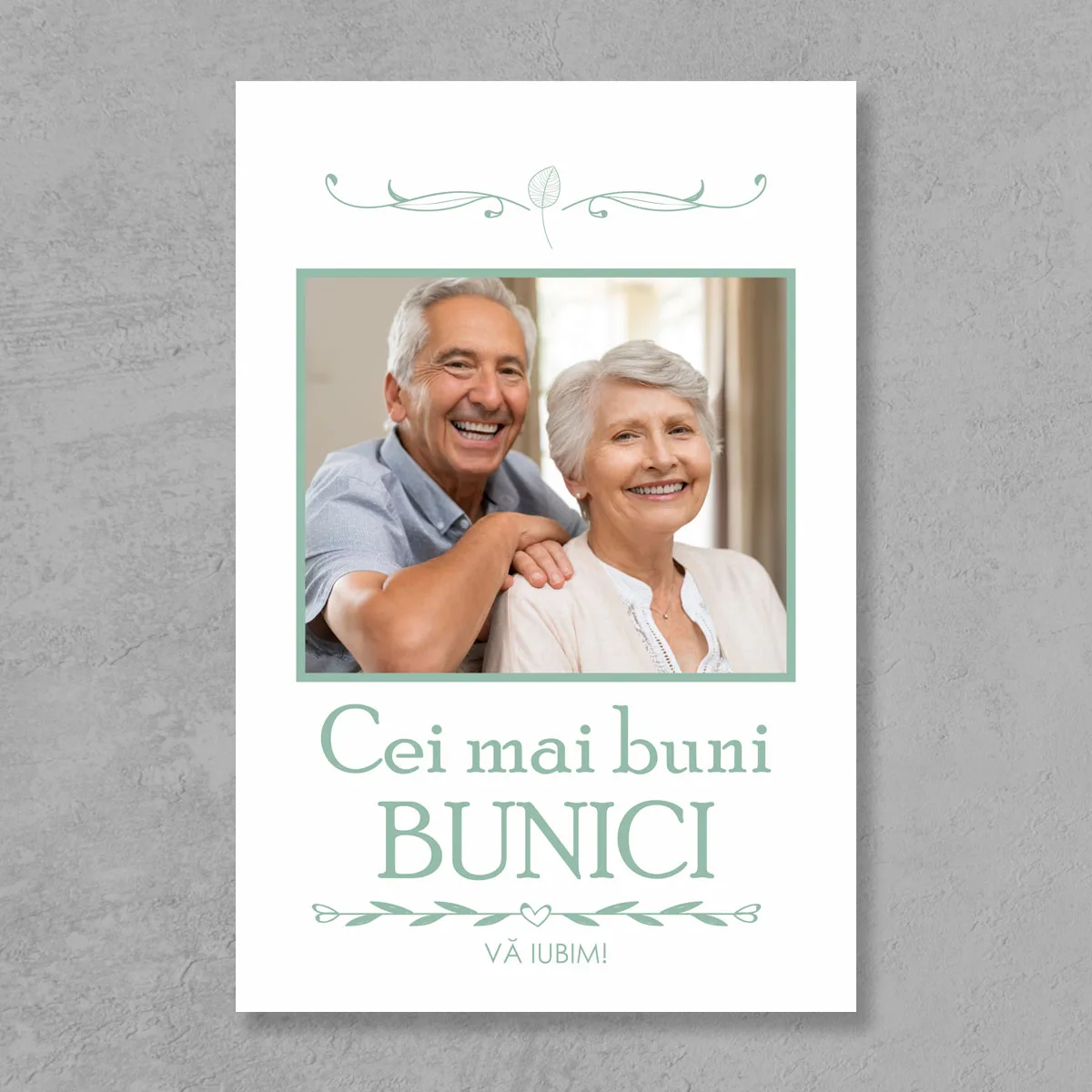 Tablou personalizat cei mai buni bunici 50X70 cm