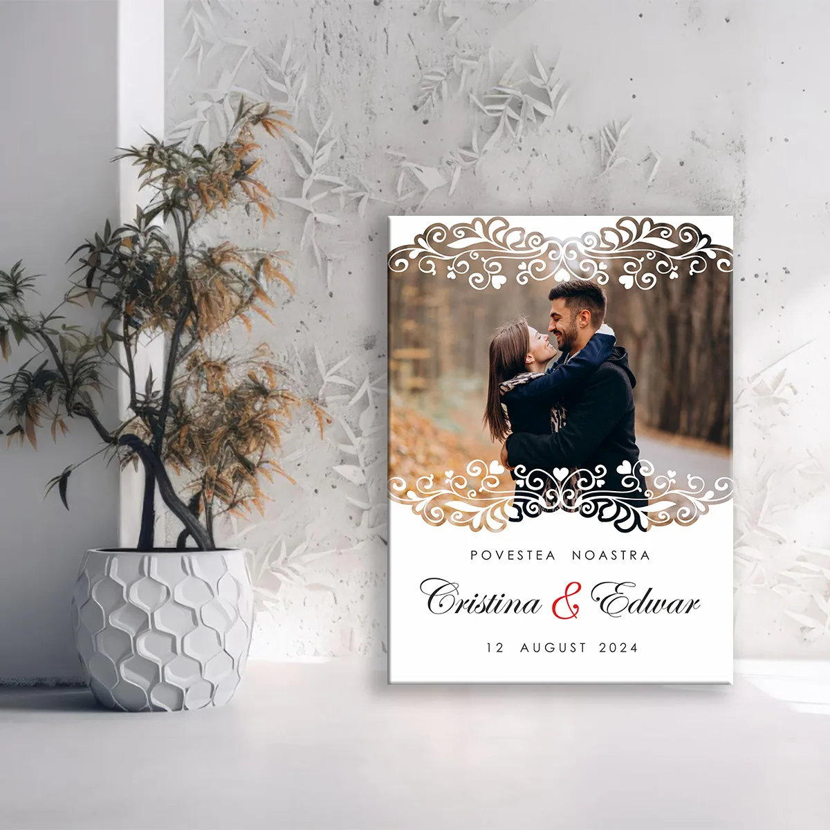 Tablou canvas personalizat Povestea Noastra — imaginea 2