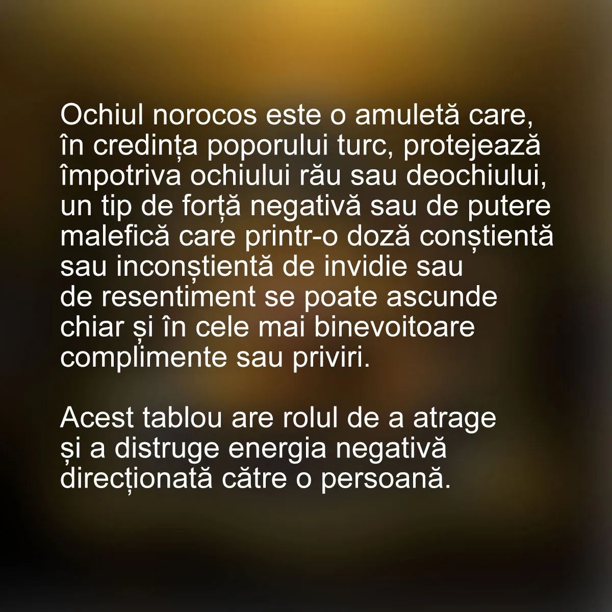 Tablou feng shui ochiul norocos — imaginea 2