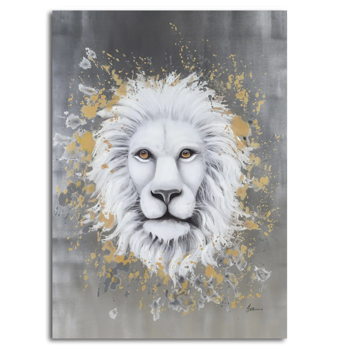 Tablou canvas Leon Regele Tacut