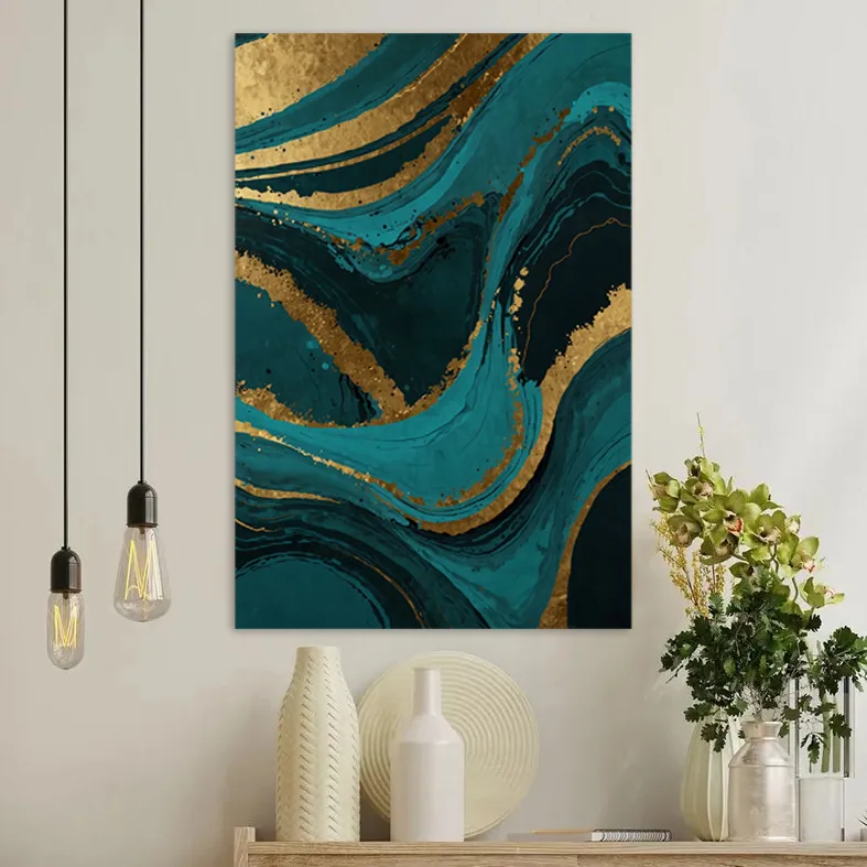 Tablou canvas Imaginatie turcoaz — imaginea 2