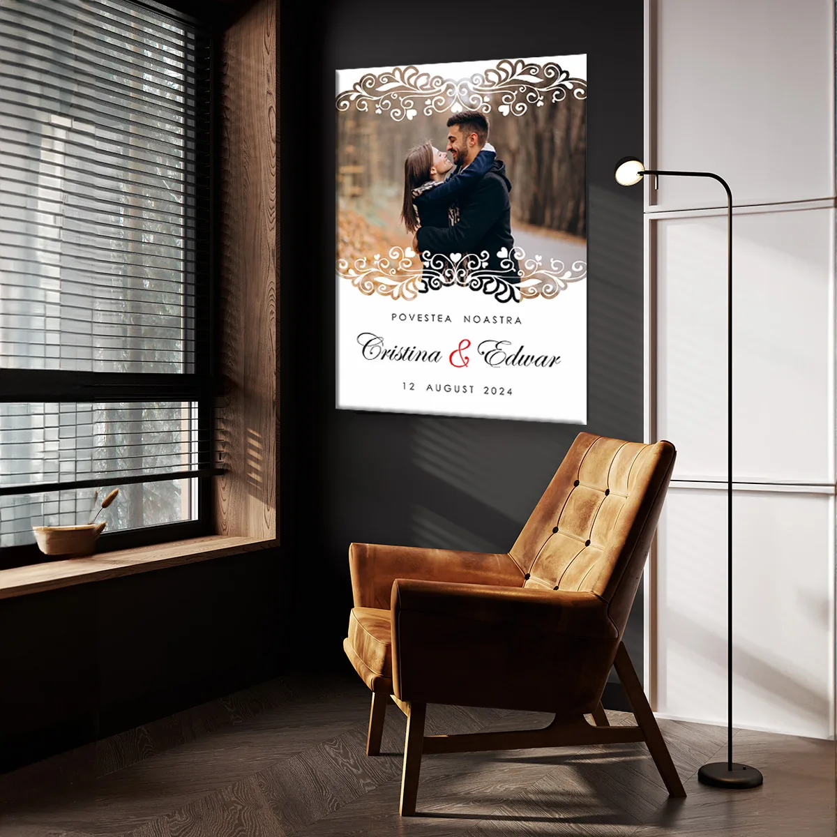 Tablou canvas personalizat Povestea Noastra — imaginea 3